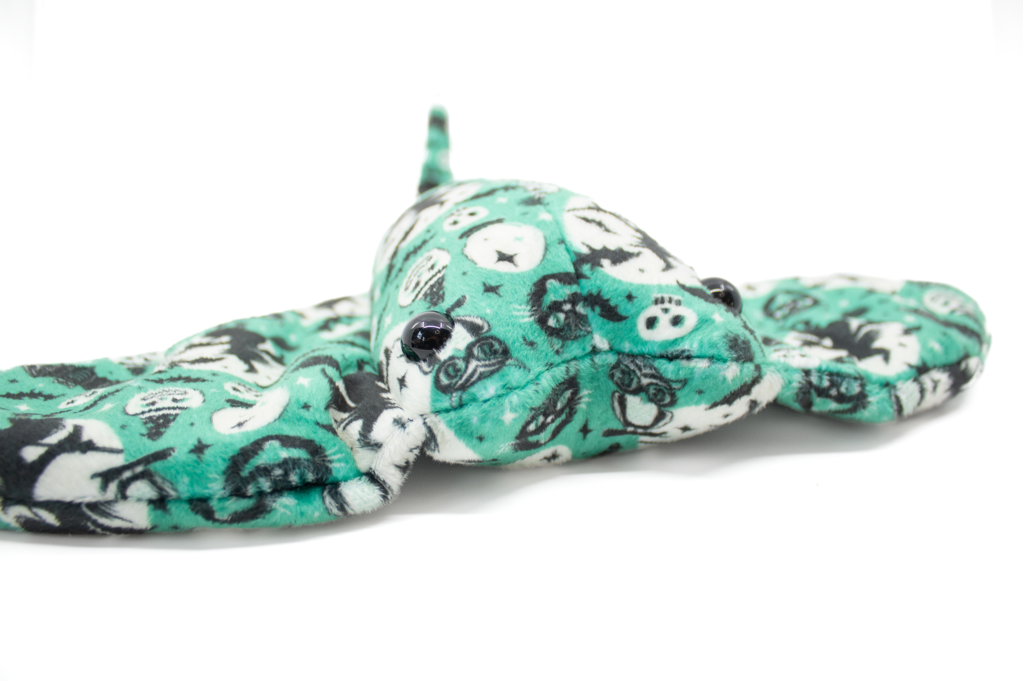 Large Teal Halloween Stingray Plush – BeeZeeArt