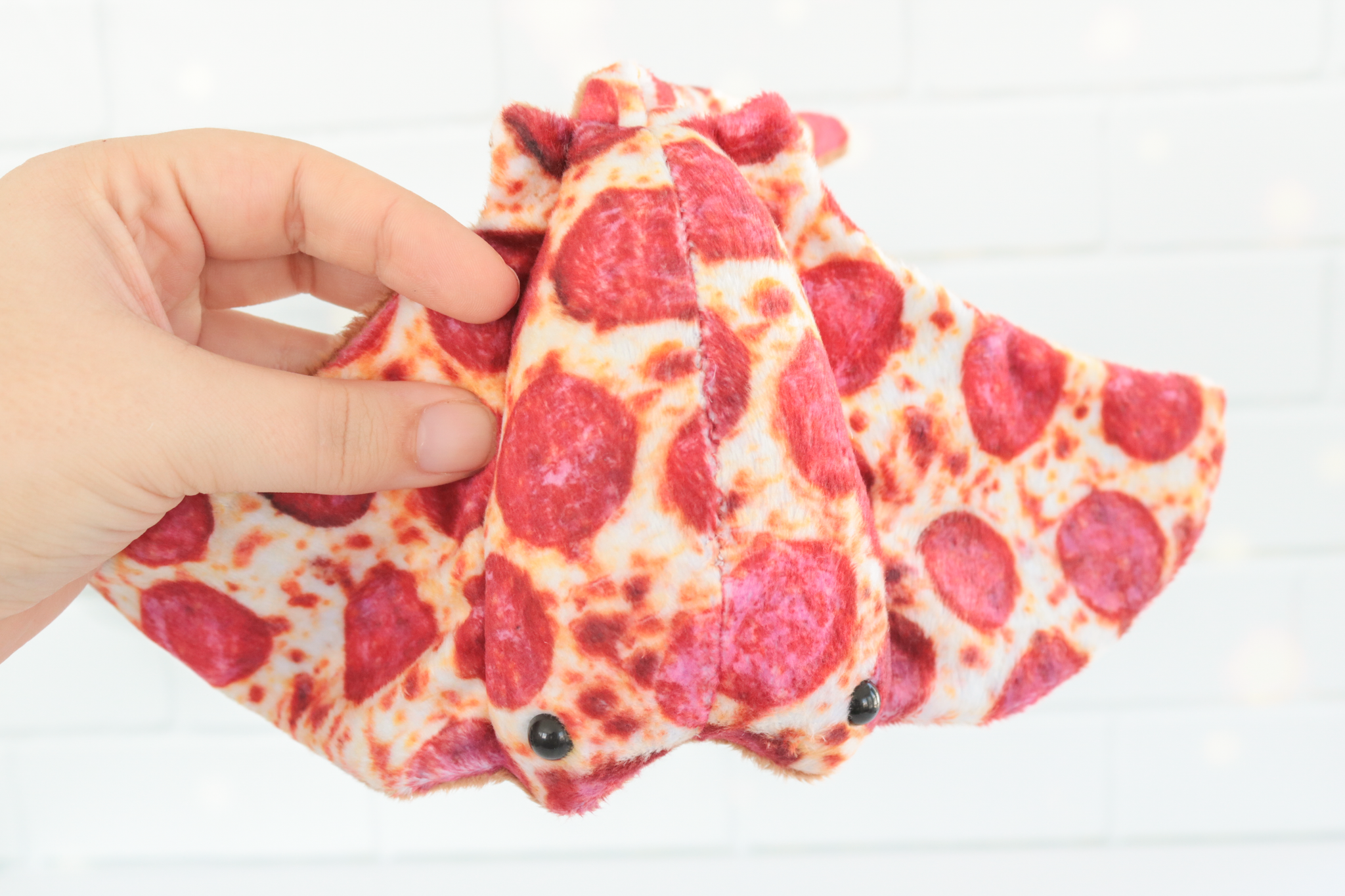 Pepperoni Pizza Stingray Stuffed Animal Plush Toy – BeeZeeArt