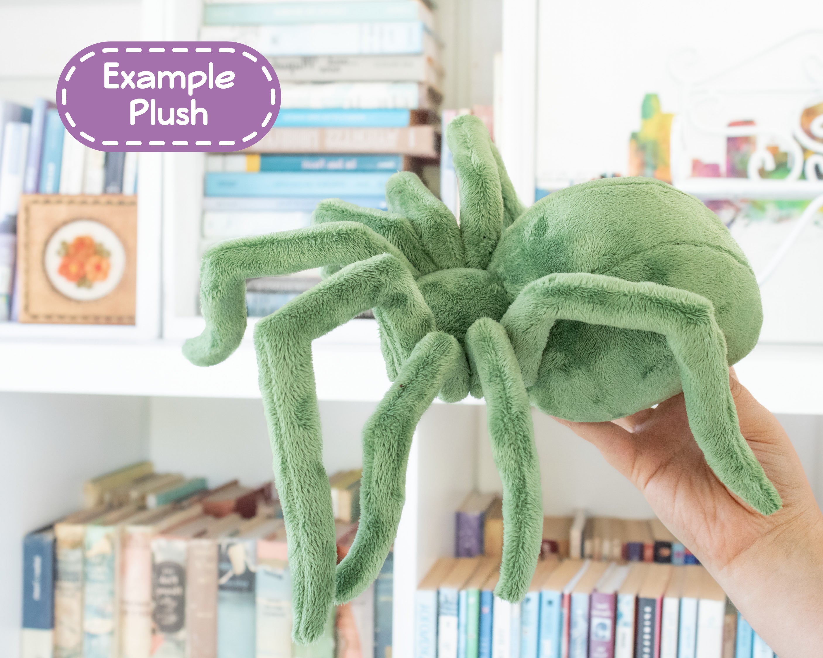 Stuffed Spider Pattern Spider Stuffed Animal Sewing Pattern - Digital Download – BeeZeeArt
