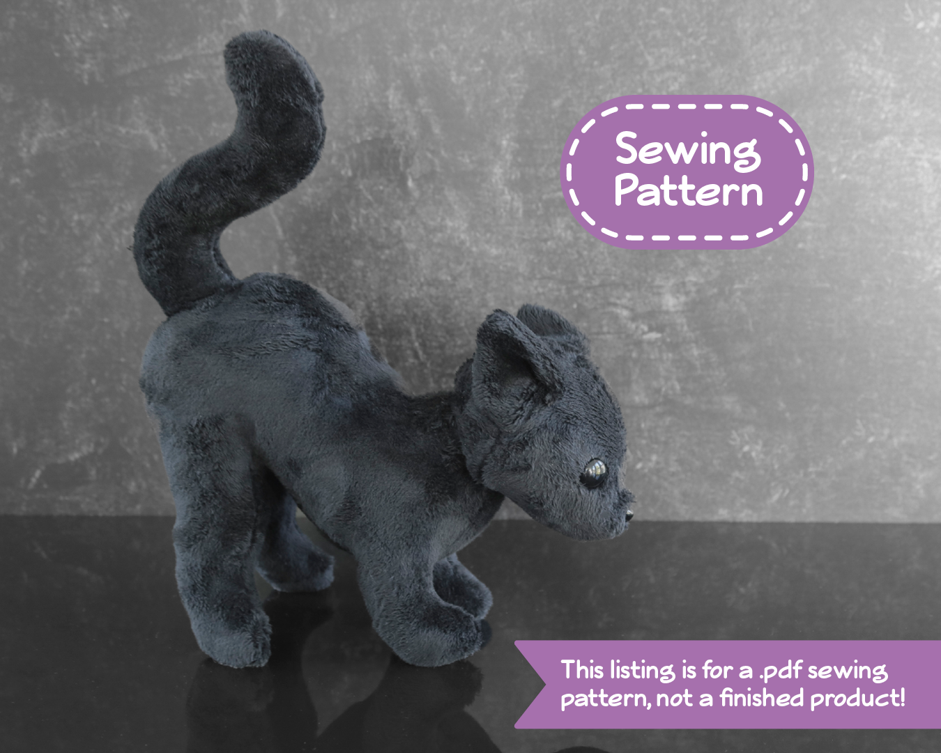 Pattern for stuffed cat sales
