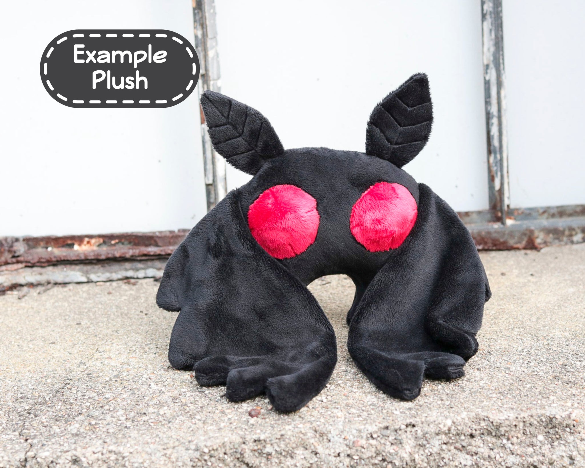 Mothman Plush Sewing Pattern - Digital Download – BeeZeeArt