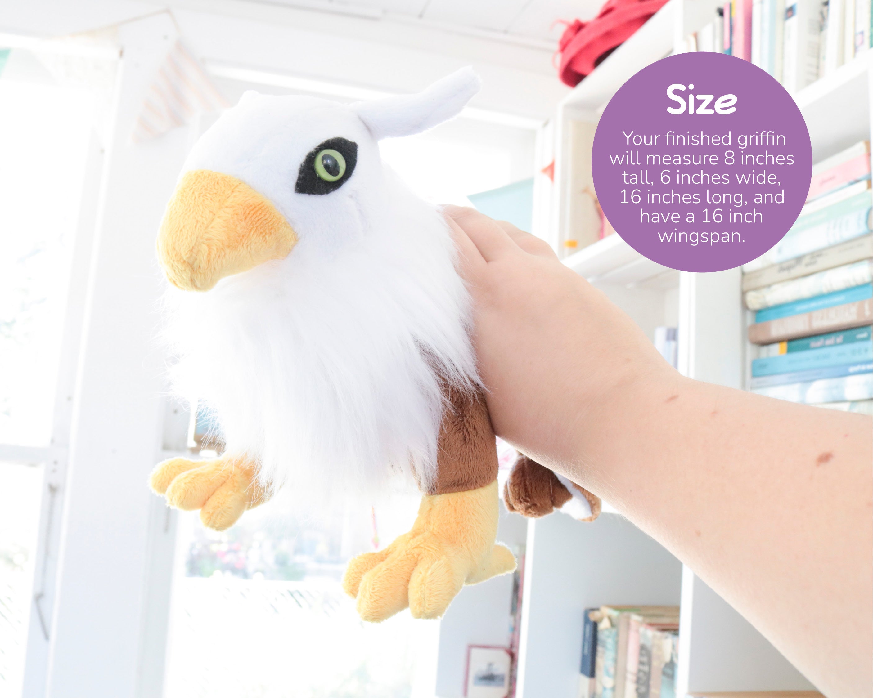 【3点セット】EngineeredGarments STUFFED ANIMAL Griffin Stuffed Animal Sewing Pattern - Digital Download