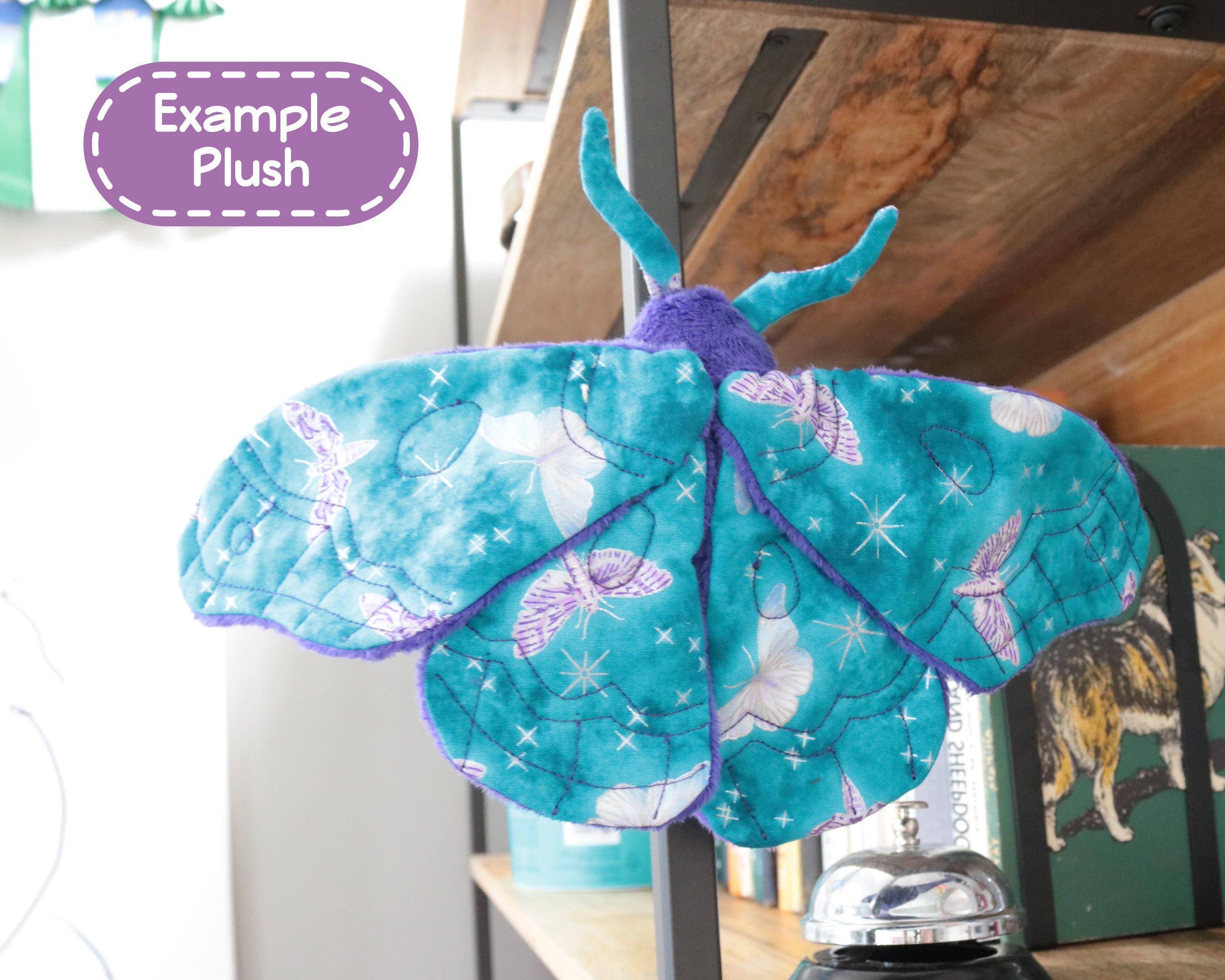 Moth Plush Sewing Pattern Digital Download – BeeZeeArt