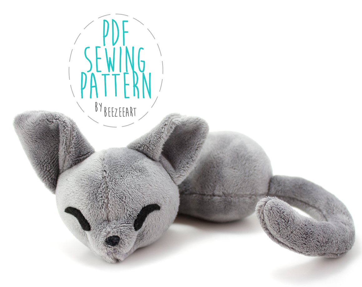 Sleeping Cat Stuffed Animal Sewing Pattern, PDF Plush Pattern, Digital – BeeZeeArt sleeping-cat-stuffed-animal-sewing-pattern-pdf-plush-pattern-digital-beezeeart